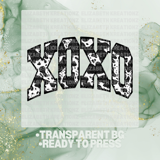 XOXO COW DTF TRANSFER