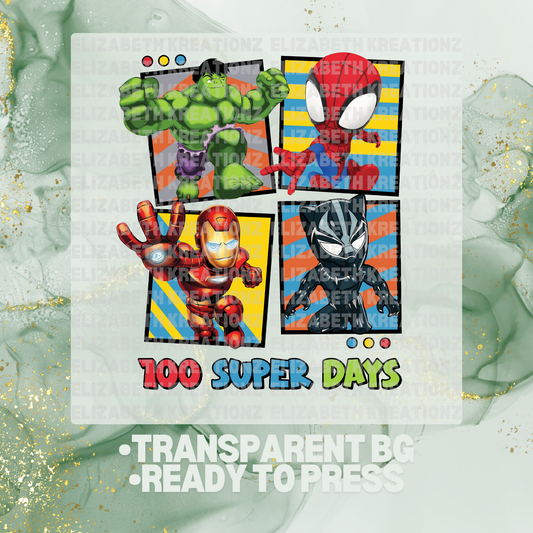 100 SUPER DAYS DTF TRANSFER