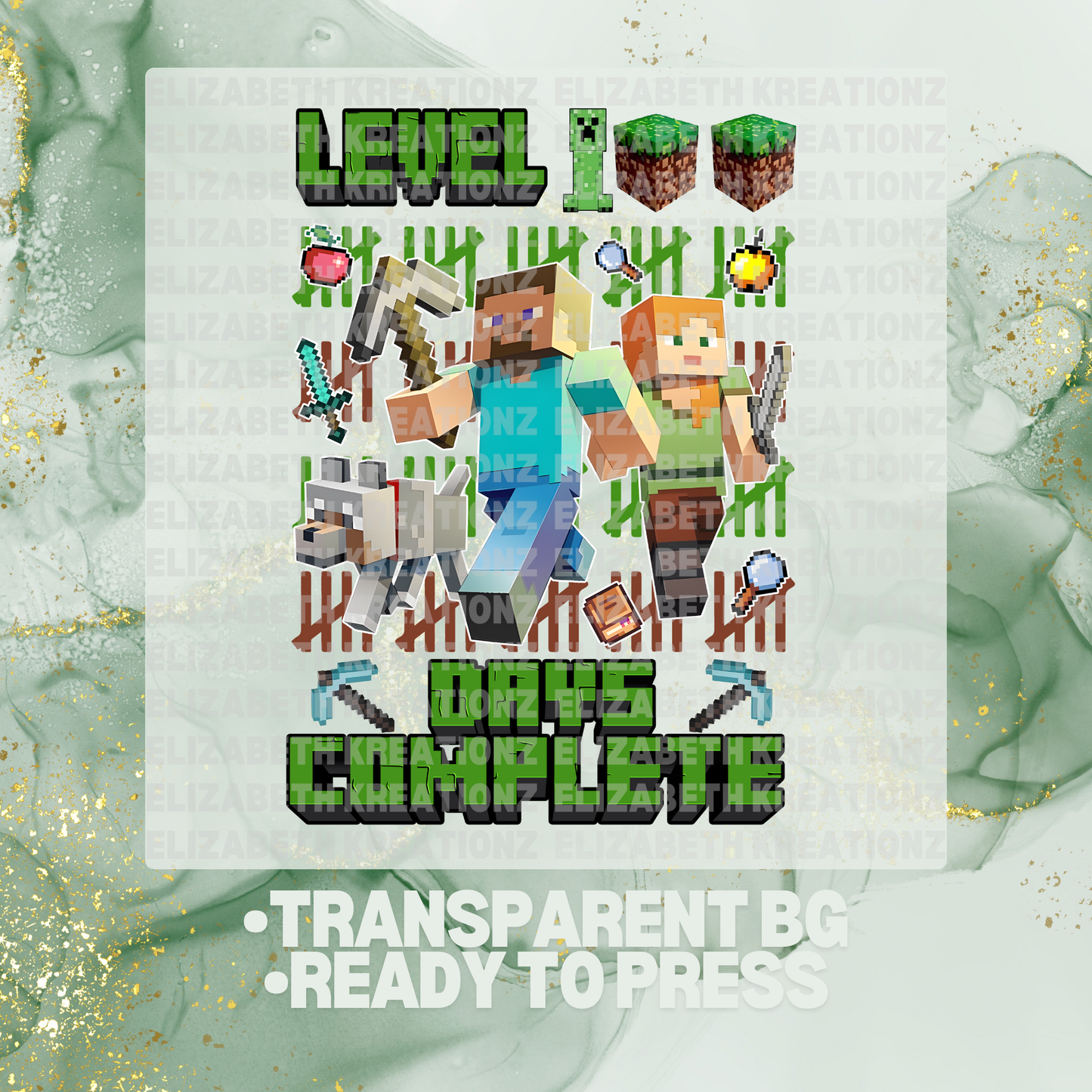 LEVEL 100 DAYS COMPLETE DTF TRANSFER