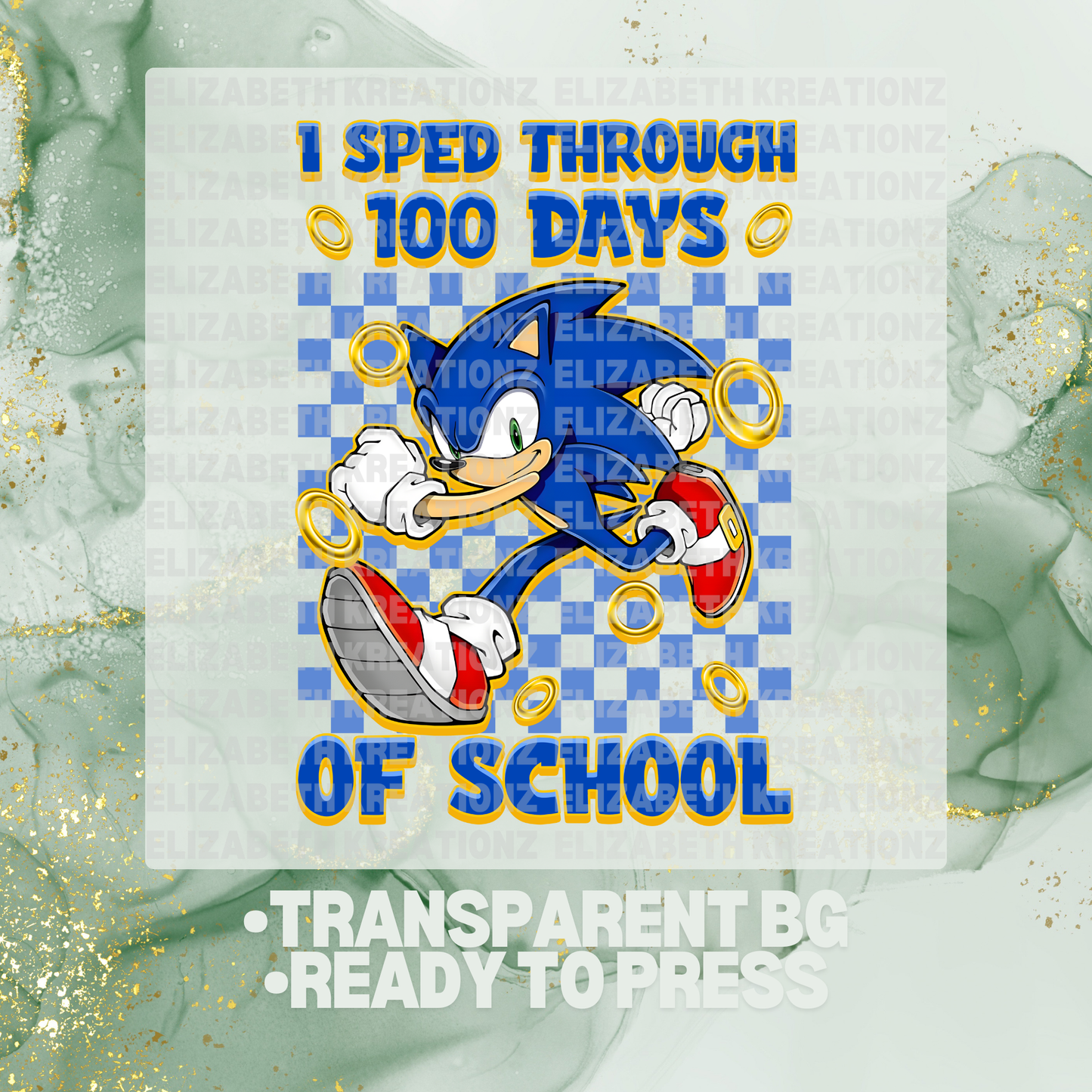 SPED THROUGH 100 DAYS DTF TRANSFER