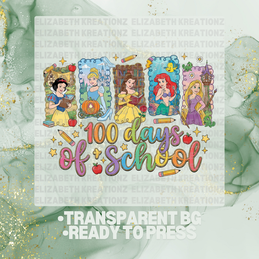 PRINCESS 100 DAYS DTF TRANSFER