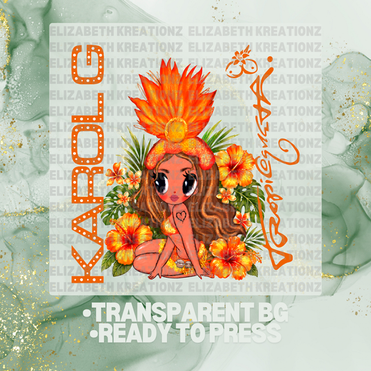 KG TROPICOQUETA DTF TRANSFER