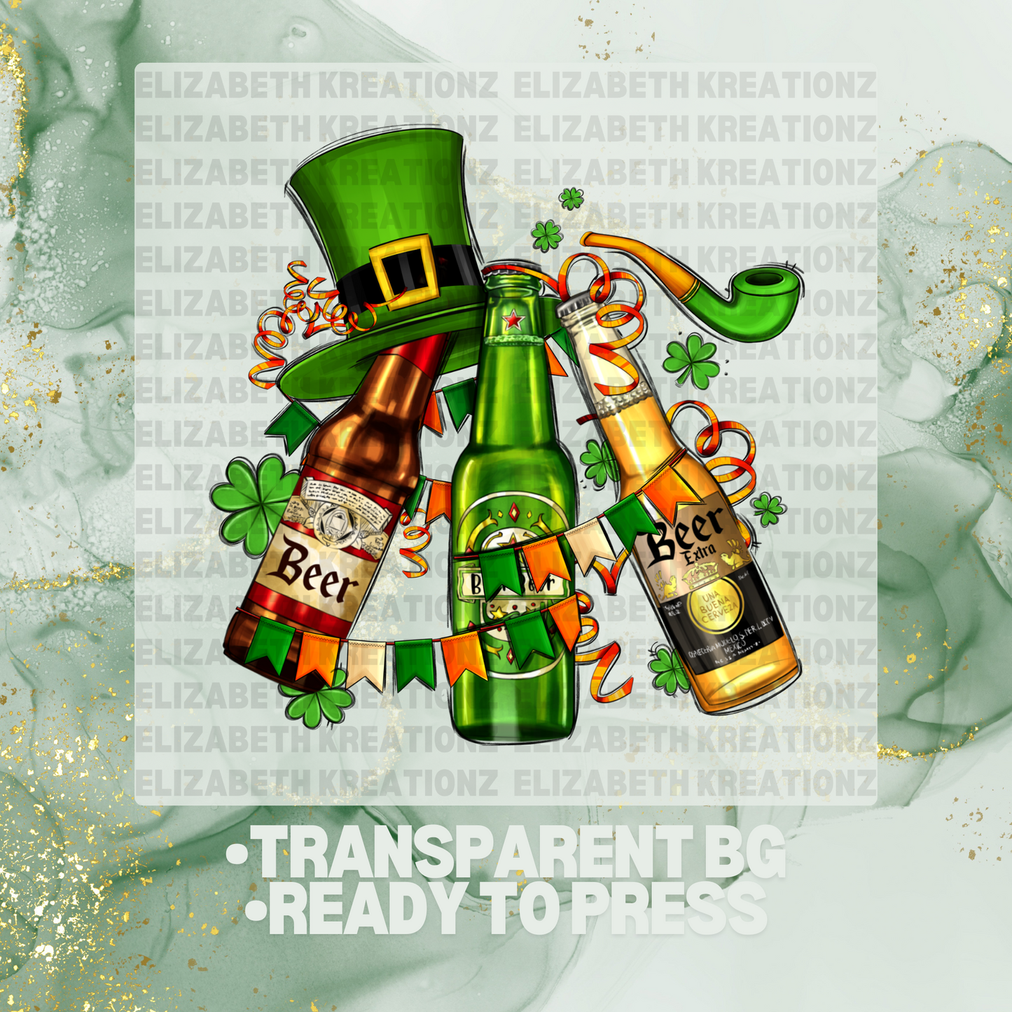 ST. PATRICK BEER DTF TRANSFER