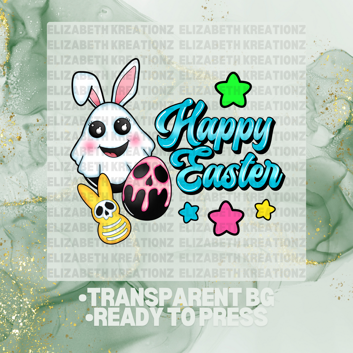 SPOOKY EASTER DTF TRANSFER