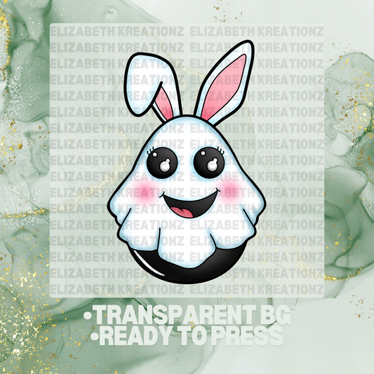 GHOSTIE BUNNY DTF TRANSFER