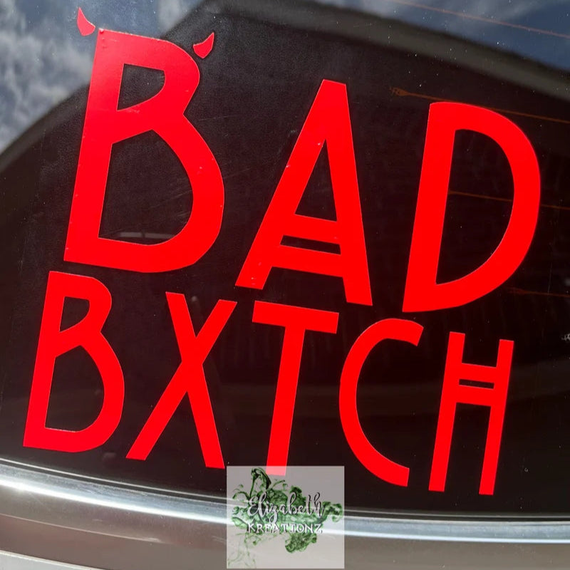 BAD BXTCH CAR DECAL