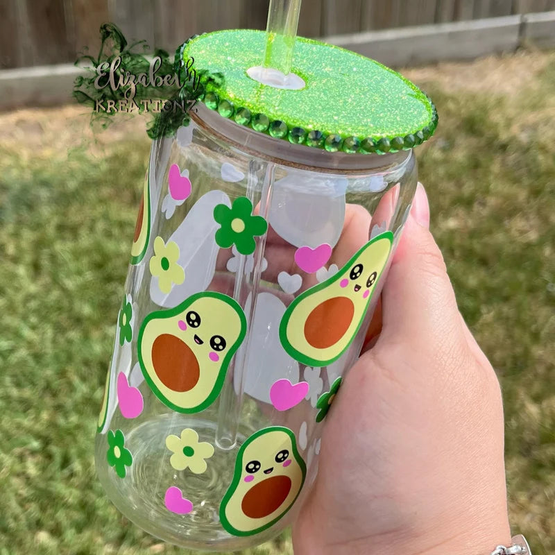 CUTE AVOCADO LIBBEY CUP