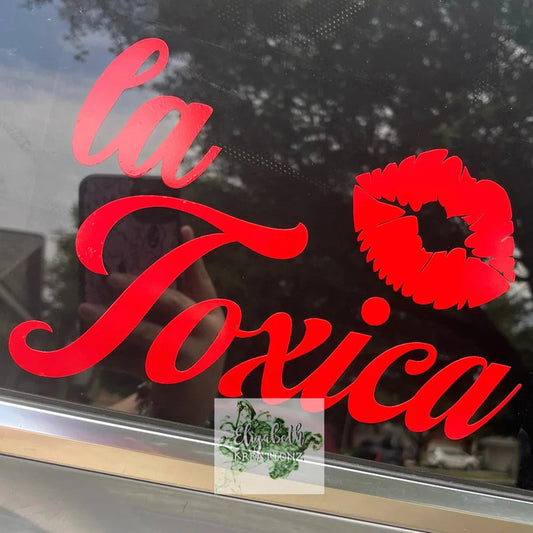 LA TOXICA CAR DECAL