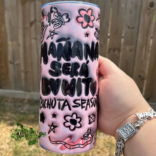 BICHOTA SEASON HOLOGRAPHIC TUMBLER