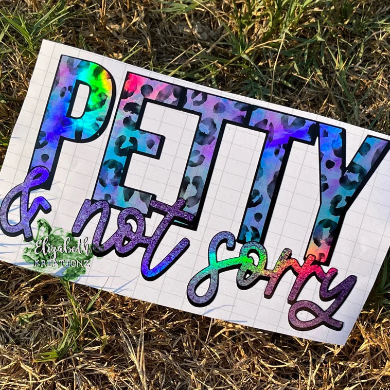 PETTY HOLOGRAPHIC CAR DECAL