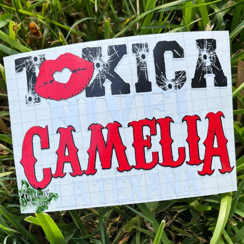 TOXICA CAMELIA CAR DECAL